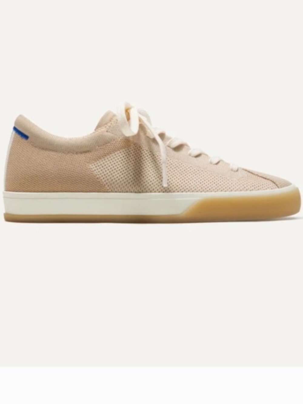 NWT Rothy's The Lace Up Sneakers in Biscuit | Women's Size 8 - Picture 2 of 8